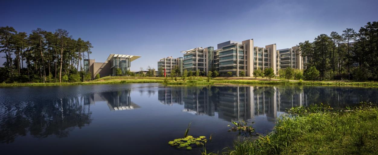 The Wellness Center at the The ExxonMobil Office Complex in Houston, Texas. 