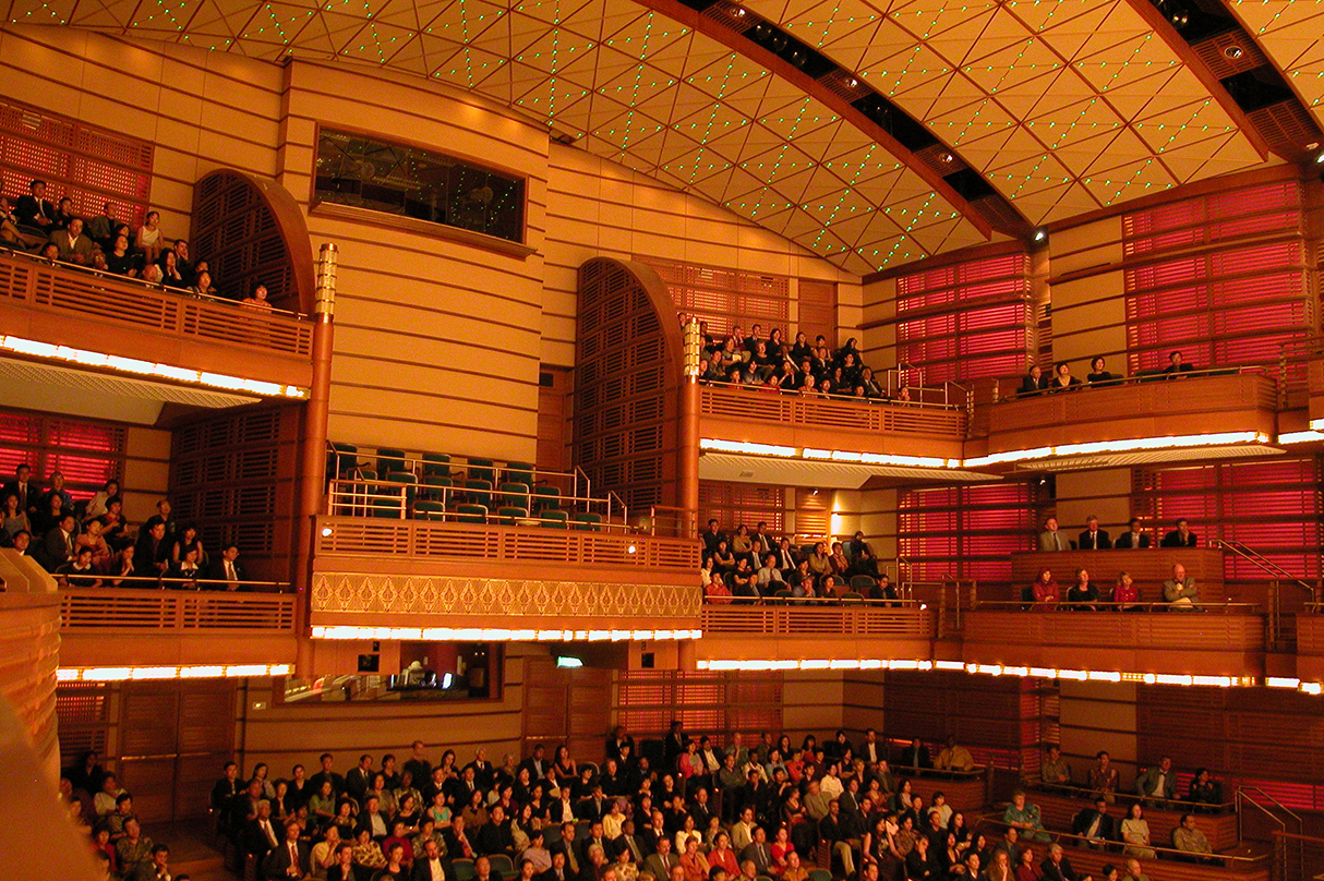 seating desinged for all to hear and see at the Dewan Filharmonik Petronas