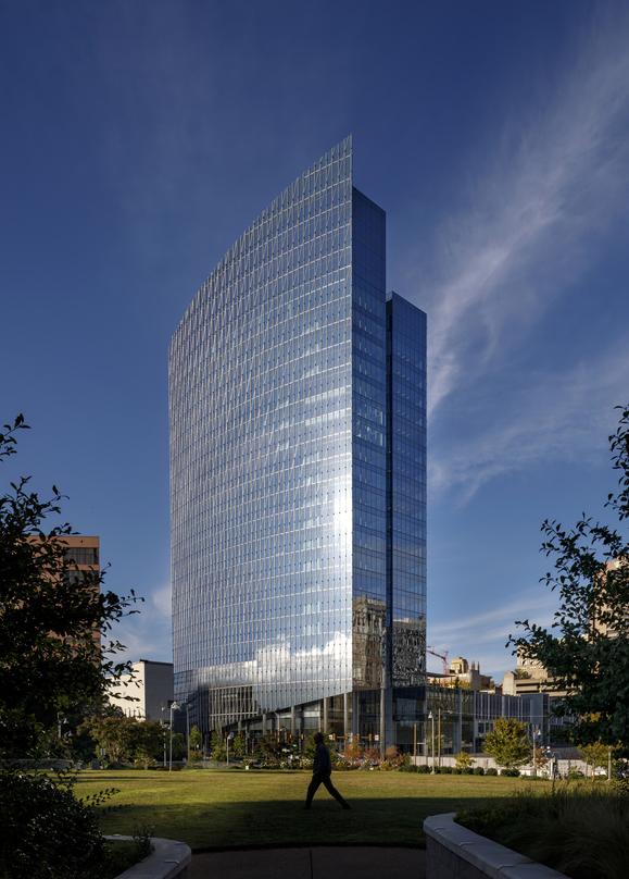 Dominion Energy’s new offices comprise the development of an office tower, the Thomas F. Farrell II Building