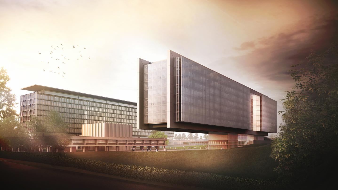 State of the art design incorporated into our proposal for the World Health Organization (WHO) Headquarters Building Extension.