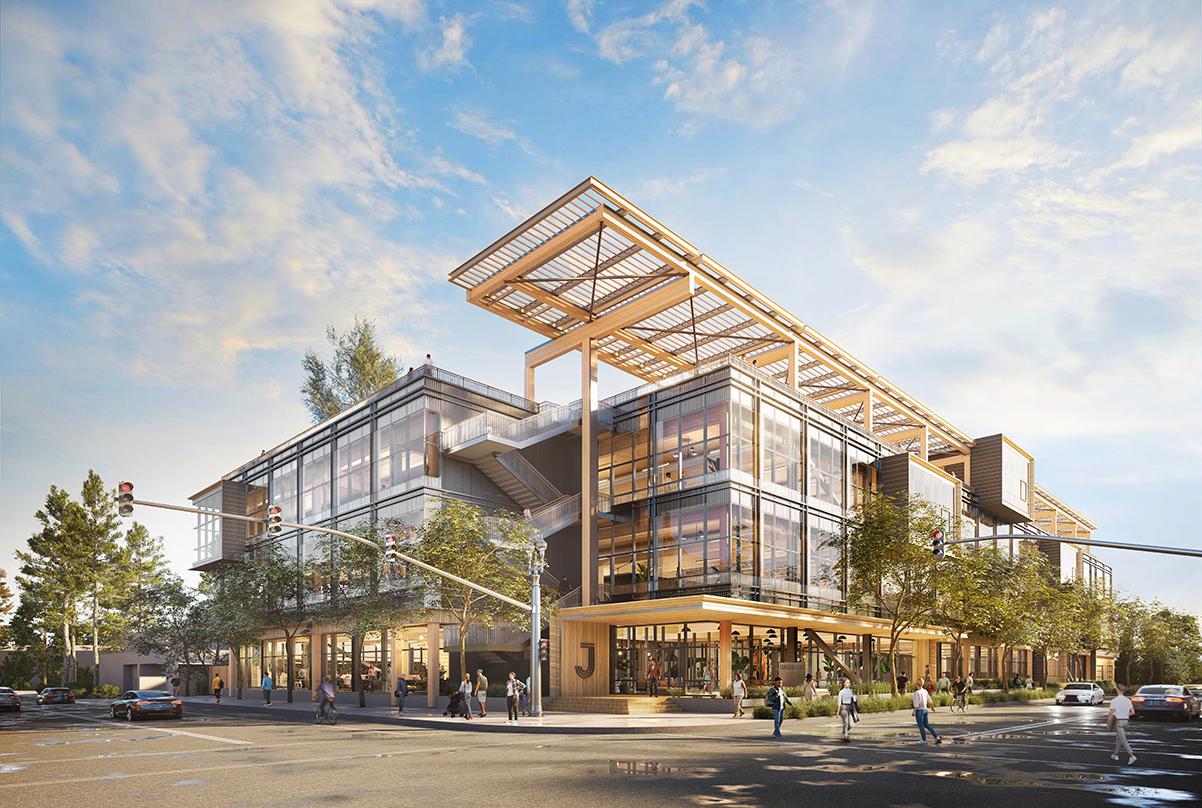 Entrance for the Joinery in Sunnyvale, California