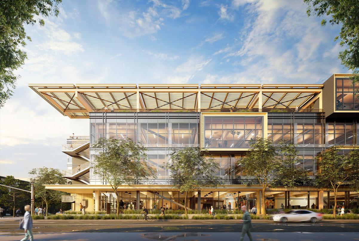 Ground plane of the Joinery in Sunnyvale, California