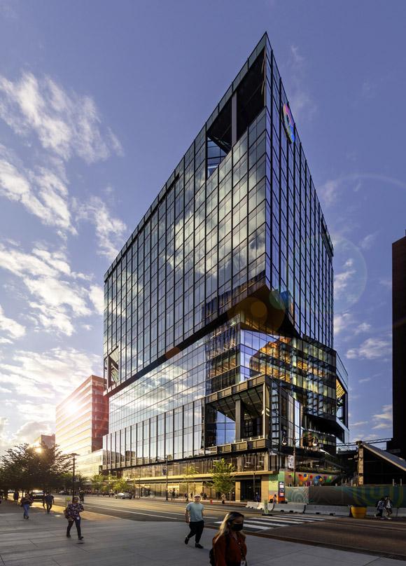 Street view of Google Cambridge, the newest headquarters in Kendall Square