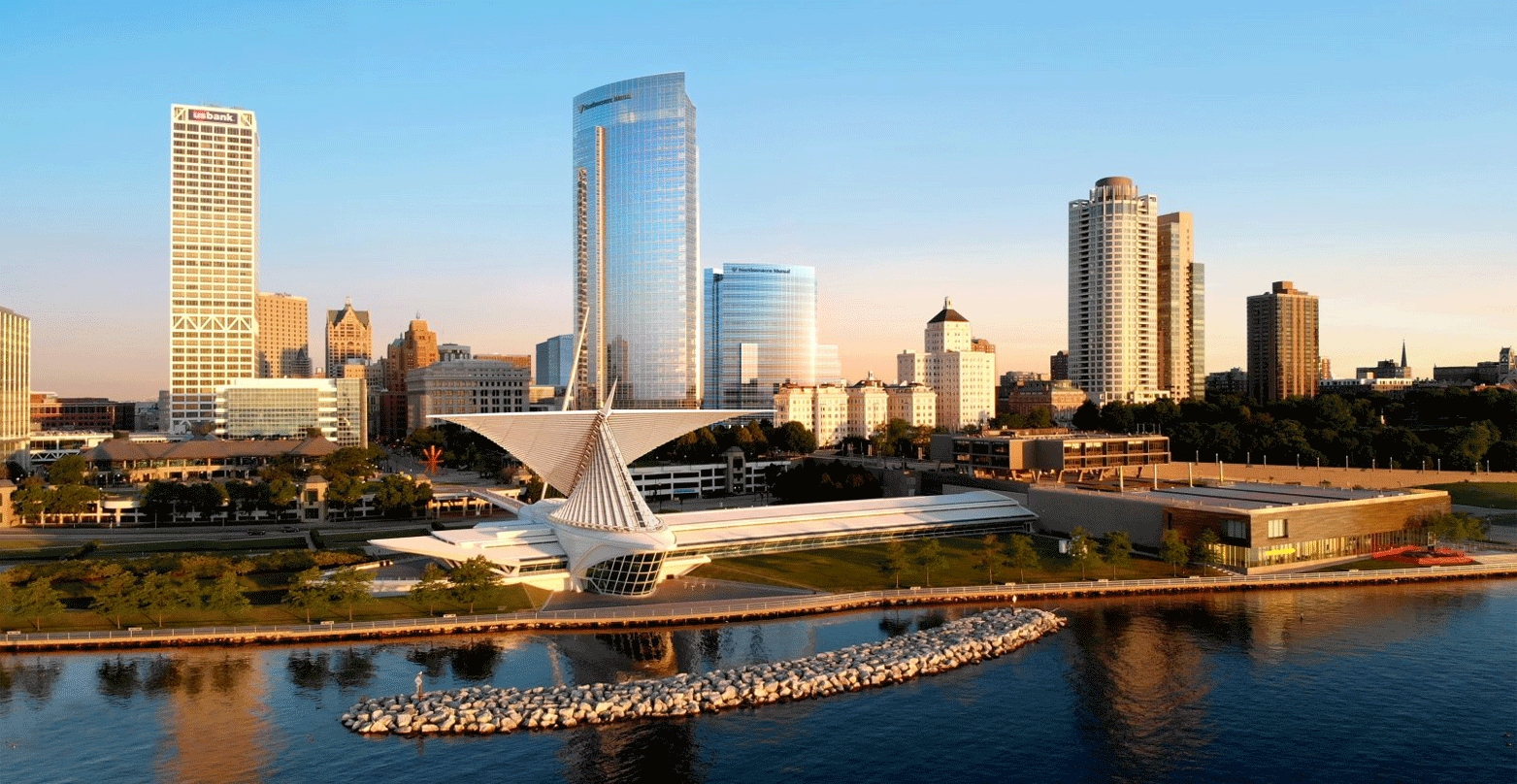 Proposed Northwestern Mutual North Office Building seemlessly integrates with Northwestern Mutual's Tower and Commons