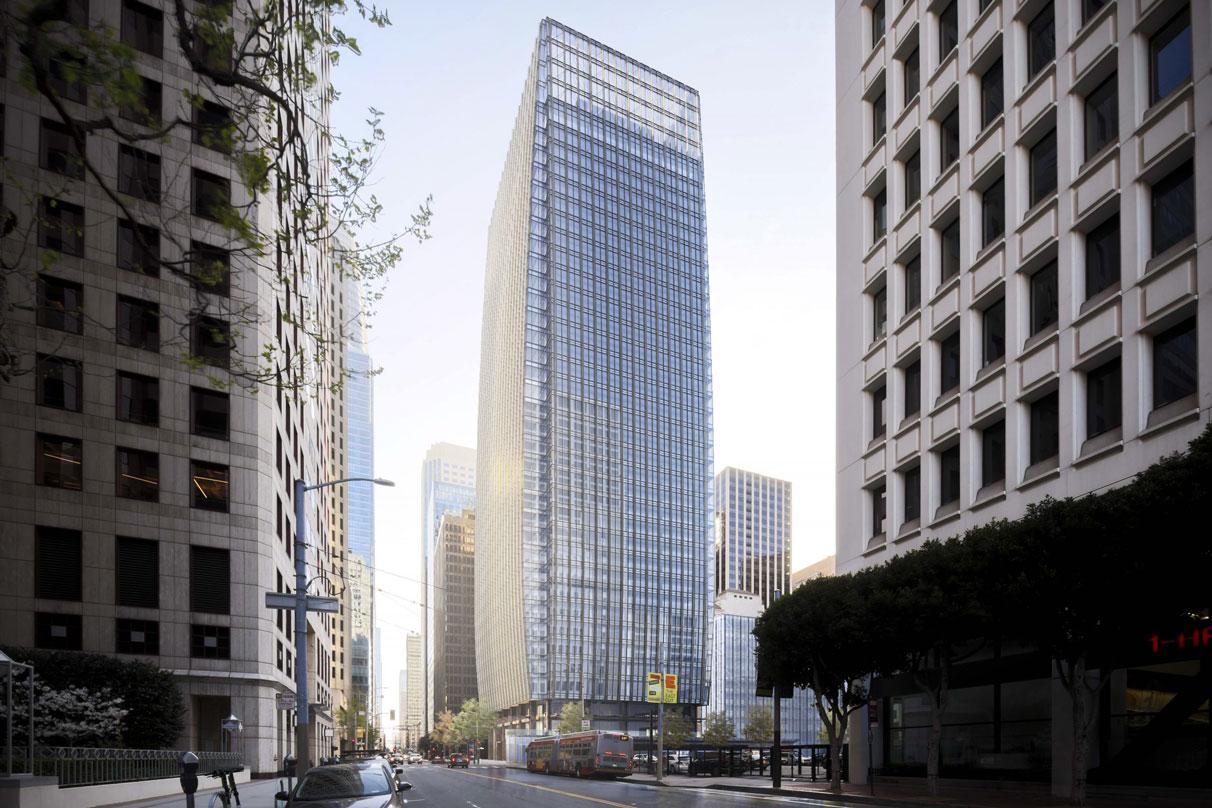 Street view of the proposed PG&E Mission Tower