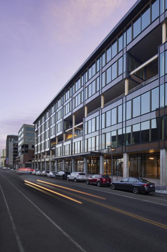 T3 RiNo office building featuring numerous open terraces