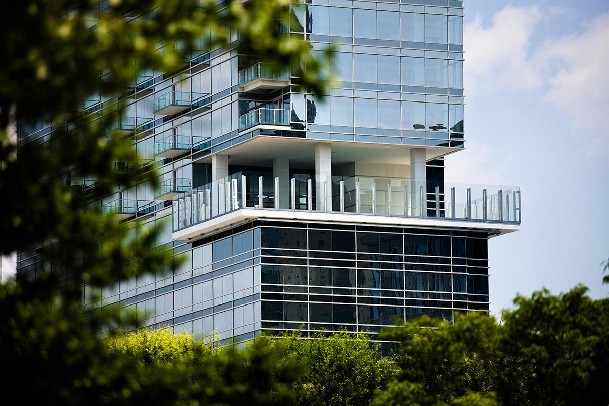 a close-up view W Atlanta-Downtown and The Residences