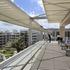 terrace with glass awnings ExxonMobil Office Complex