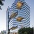 Pickard Chilton Design Architects Akamai Headquarters with five interlocking bars create a series of cantilevers 
