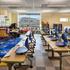 Classrooms at the Barack H. Obama Magnet University school in New Haven, Connecticut.