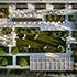 An arial view of the Norfolk Southern's courtyard