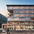 T3 RiNo is a six-story mass timber office building featuring numerous open terraces