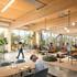 Mass timber interiors with open office space