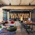 Interior designs incorporated into the proposal for T3 RiNo project in Denver, Colorado with suspended roof patterns.