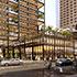 Proposed entry to 1633 Broadway, a multi-family development in New York, New York