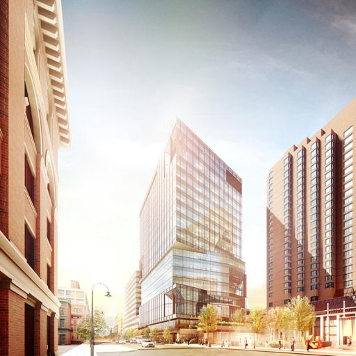 Design proposal for renovation of Commercial Center, Google’s commercial office in the shape of a parallelogram. 